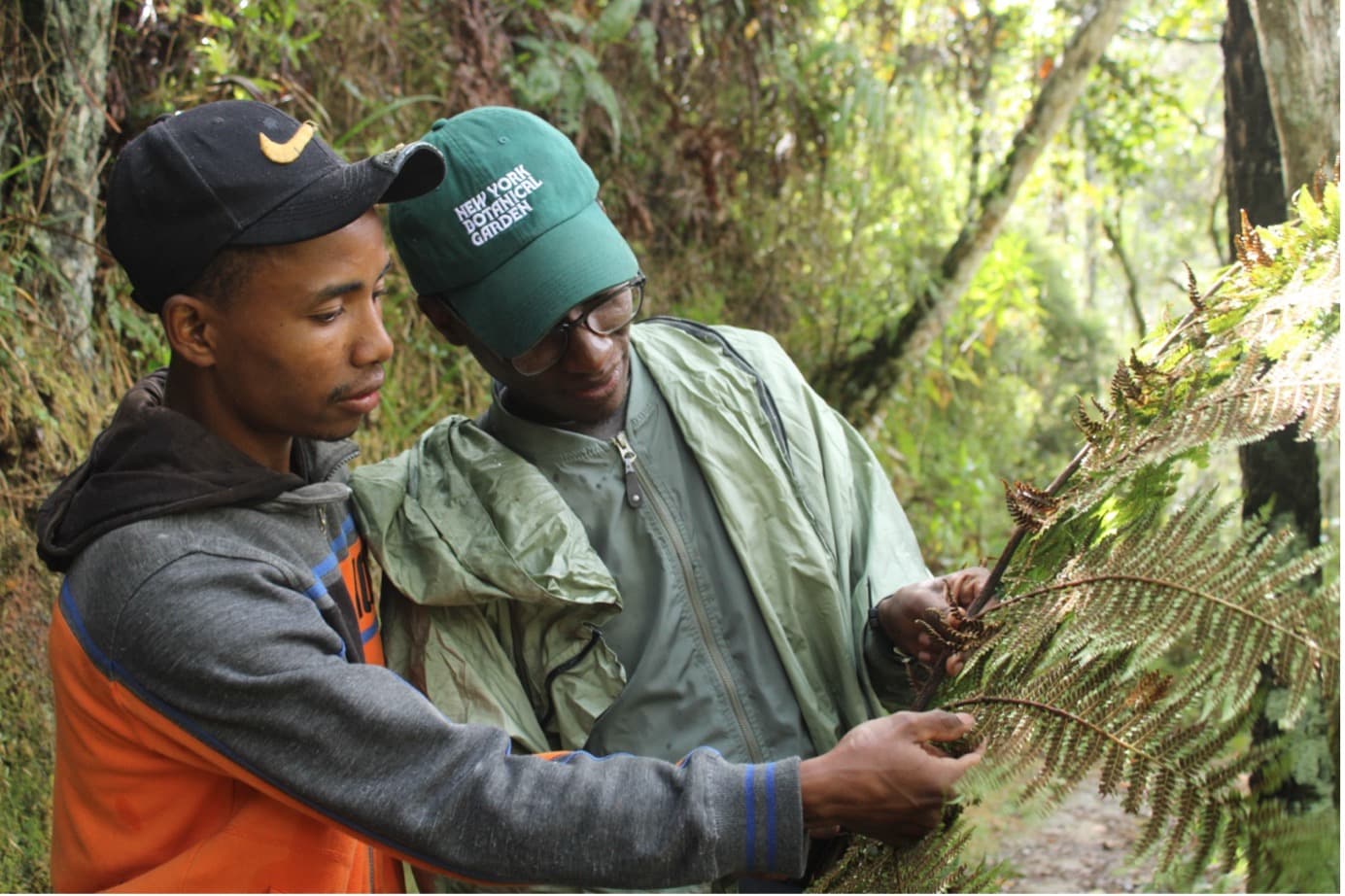 Hassinah (A local guide), and Mwihaki John (MJ)