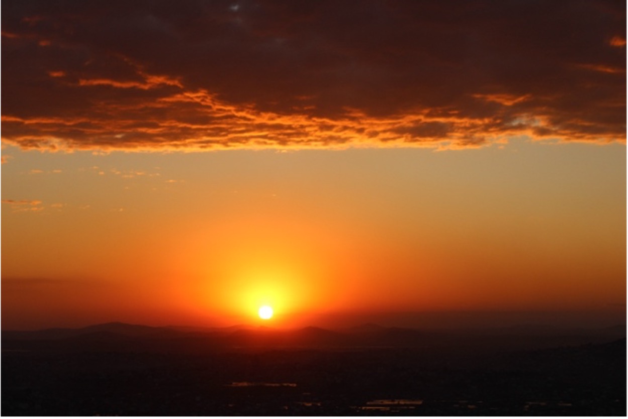 Sunset view at Antananarivo, Madagascar